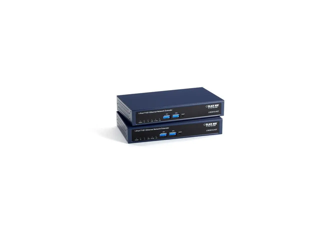 Black Box LR0301A-KIT 1-Port T1/E1 Ethernet Network Extender K