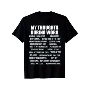 Unisex Cotton Heavyweight Loose Fit T Shirt with Workplace Humor Casual Office Apparel Featuring Funny Coworker Slogans My Thoughts During Meetings Passive Aggressive Countdown Ideal Gift for Colleagues