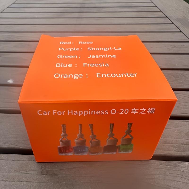 5 Bottles Premium Car Air Freshener - Upgraded Scented Hanging Diffuser with Long Lasting Fragrance | Variety of Scents for Car, Office & Home | Perfect Gift Set for Men & Women - Christmas, Birthday, Valentine‘s Day Gifts