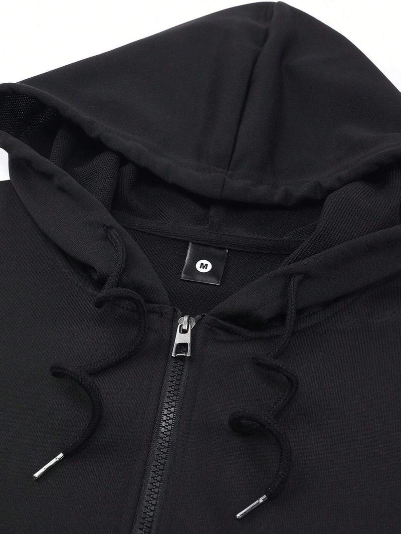 Autumn and Winter Men's Full-Zip Long Sleeve Hoodie Sports Jacket with Personalized Print Pattern Zipper Pockets Regular Fit Windproof Warm Jacket Suitable for Travel Camping Outdoor Activities Casual Sweatshirts Autumn and Winter Men's Full-Zip Long Sleeve Hoodie Sports Jacket with Personalized Print Pattern Zipper Pockets Regular Fit Windproof Warm Jacket Suitable for Travel Camping Outdoor Activities Casual Sweatshirts