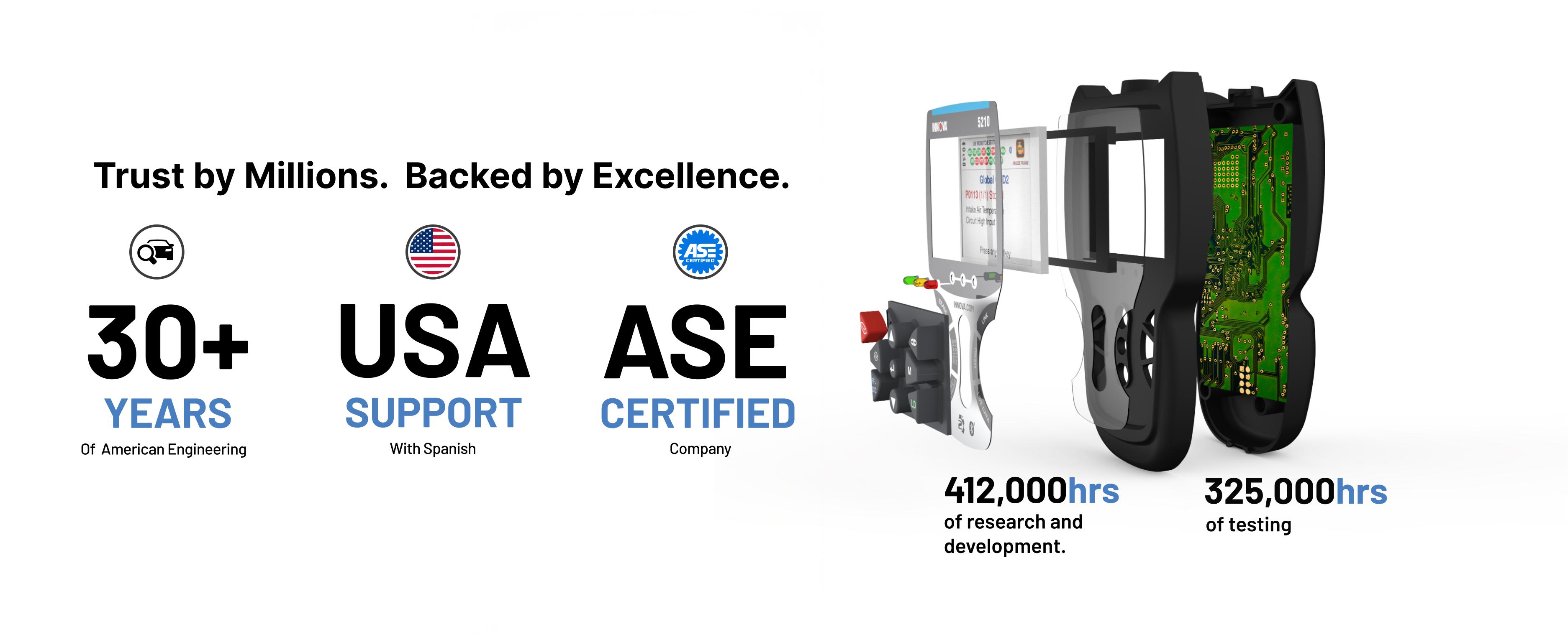 INNOVA 5210 OBD2 Diagnostic Tool - Live Data, System Scans, Smog Check Readiness, Automotive, Reader, Codes (Tester, Car, Vehicle)