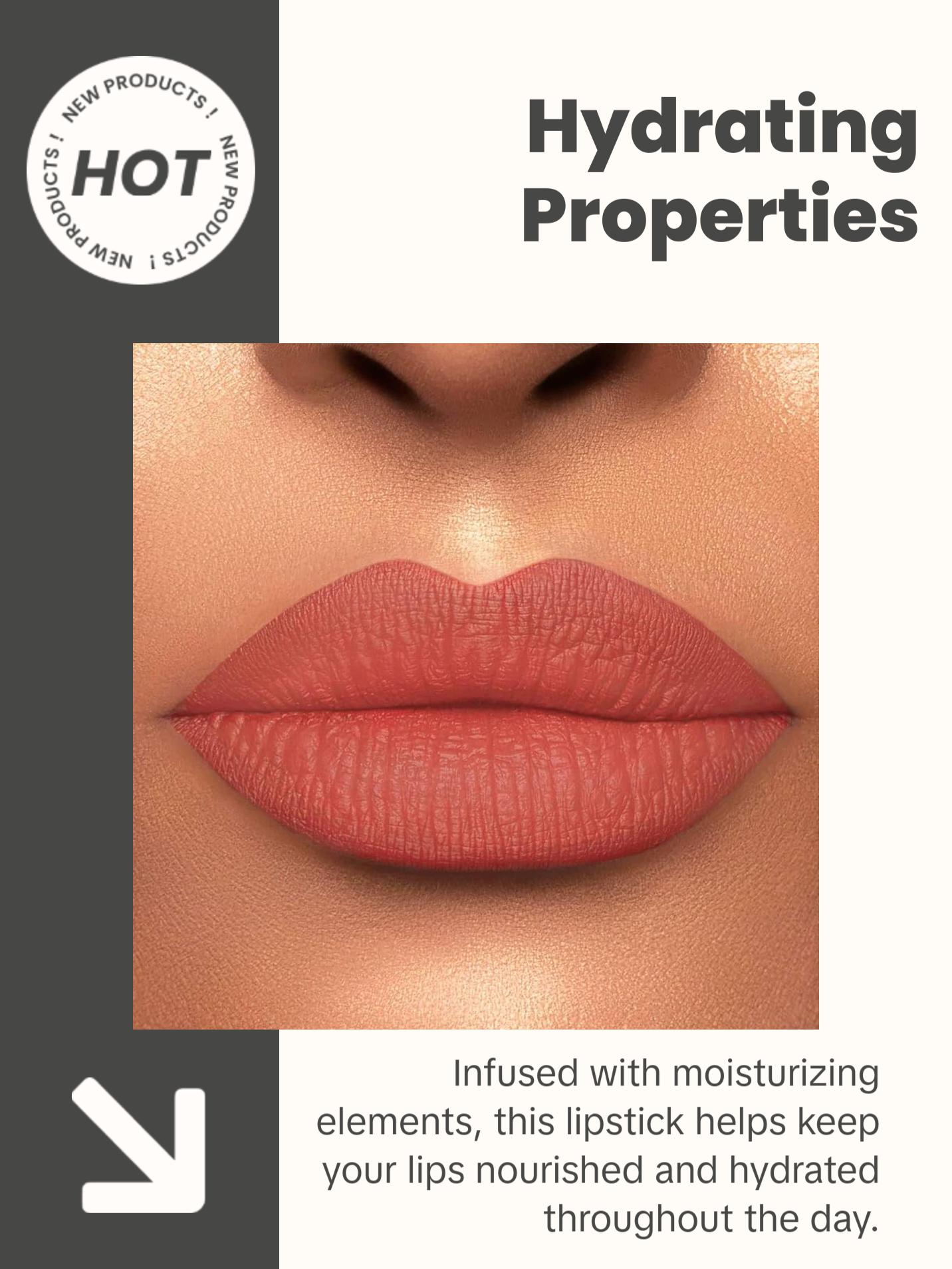 Appeal Cosmetics Ultra Creme Liquid Lipstick - Creamy Smooth Matte Finish Long Lasting Moisturizing Lip Color for All Day Wear