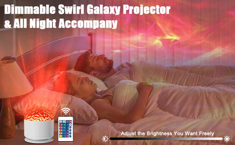 2 In 1 Aurora Borealis Light, 16-Colors Northern Lights Night Light Projector, Star Cloud Projection Lamp with Remote Control, USB Charging Aurora Projector Suitable for Bedroom Home Decoration Gift(Aurora & Star Cloud) round 2 In 1 Aurora Borealis Light, 16-Colors Northern Lights Night Light Projector, Star Cloud Projection Lamp with Remote Control, USB Charging Aurora Projector Suitable for Bedroom Home Decoration Gift(Aurora & Star Cloud) round