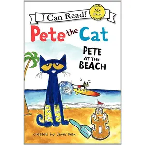 Pete the Cat: Pete at the Beach (My First I Can Read) Hardcover – May 21, 2013