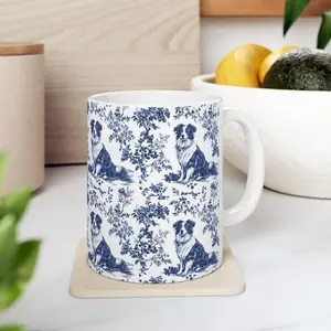 [Sale off up to 50%] Australian Shepherd French Toile De Jout Mug, Australian Shepherd Mug, Aussie, Australian Shepherd Gift, Aussie mom, Dg mom mug, 11oz & 15oz ceramic mug
