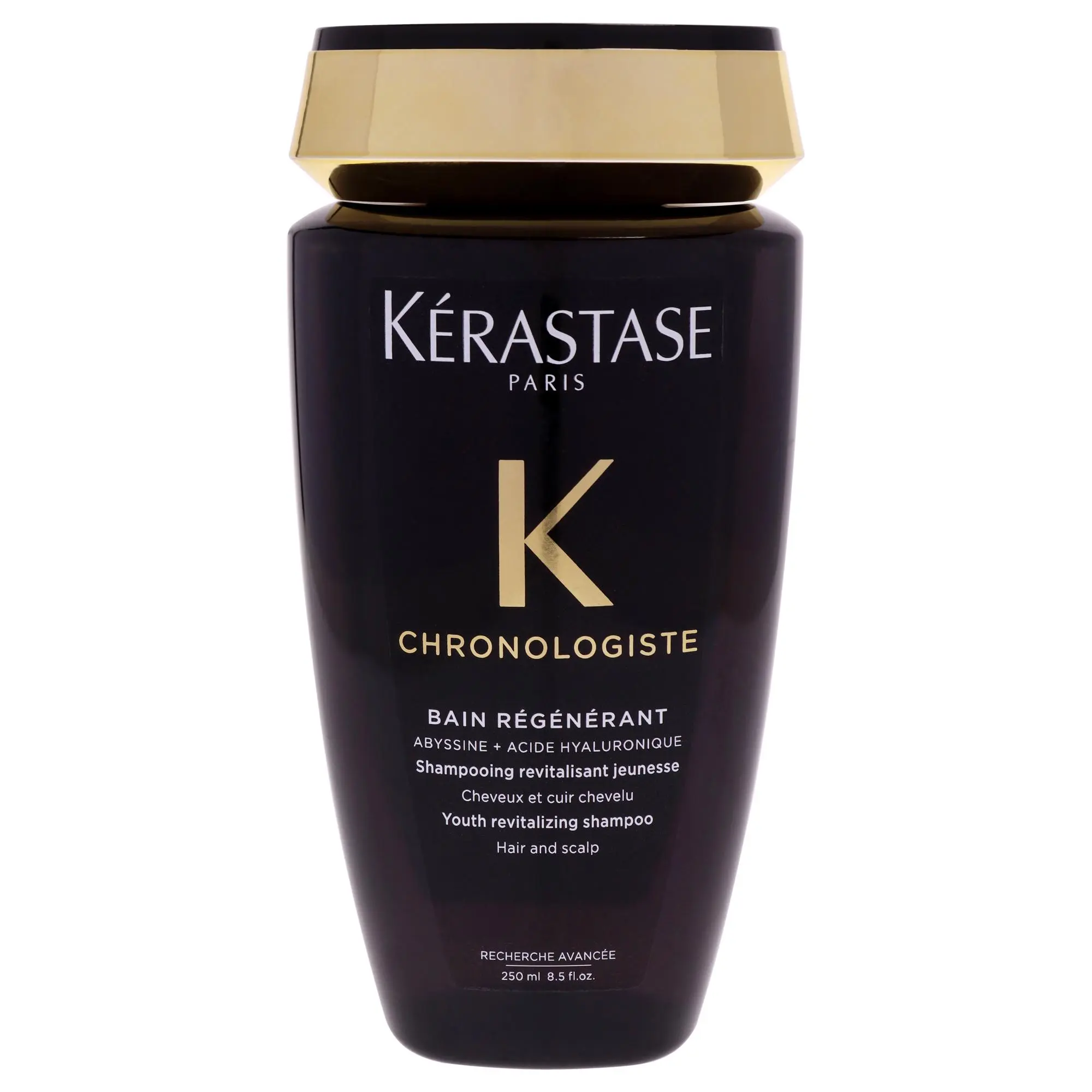 Kerastase Chronologiste Bain Regenerant Liquid Haircare Cleanser with Hyaluronic Acid - Unisex, 8.5 oz Shampoo
