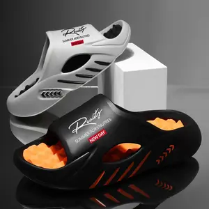 Reality Men's Orthotic Recovery Slides - Arch Support Sport Sandals for Soccer Season - Pain Relief Non-Slip Indoor Outdoor Slippers