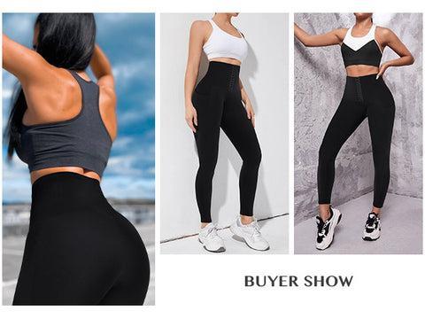 FeelinGirl Waist Trainer for Women High Waist Yoga Leggings Day Casual Comfort
