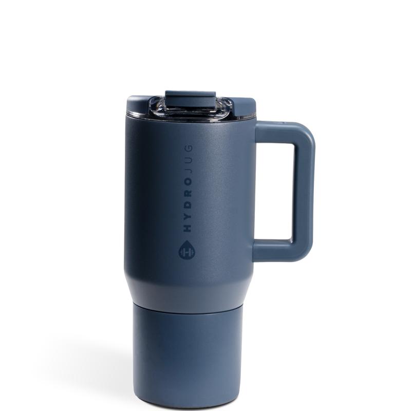 HydroJug Coffee Traveler 20 oz - Leak-Resistant, Ceramic-Lined Insulated Travel Coffee Mug for Hot or Cold Drinks with Flip Lid & Handle, Dishwasher Safe Coffee Tumbler, Spellbound