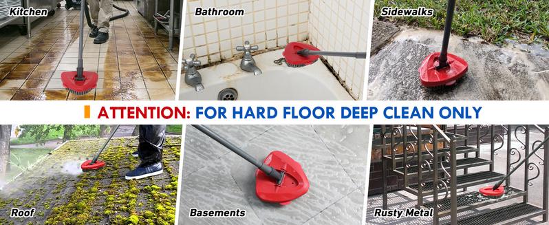 For O-Cedar Scrub Brush Head Replacement, EasyWring 1 Tank System Mop Scrubber Head for Floor and Tile Cleaning, Mop Accessories