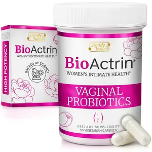 SIGNIFY NATURE Bioactrin Vaginal Probiotics for Women - Bacterial Vaginosis & Yeast Infection Treatment - BV Probiotic - pH Balance Vaginitis Support