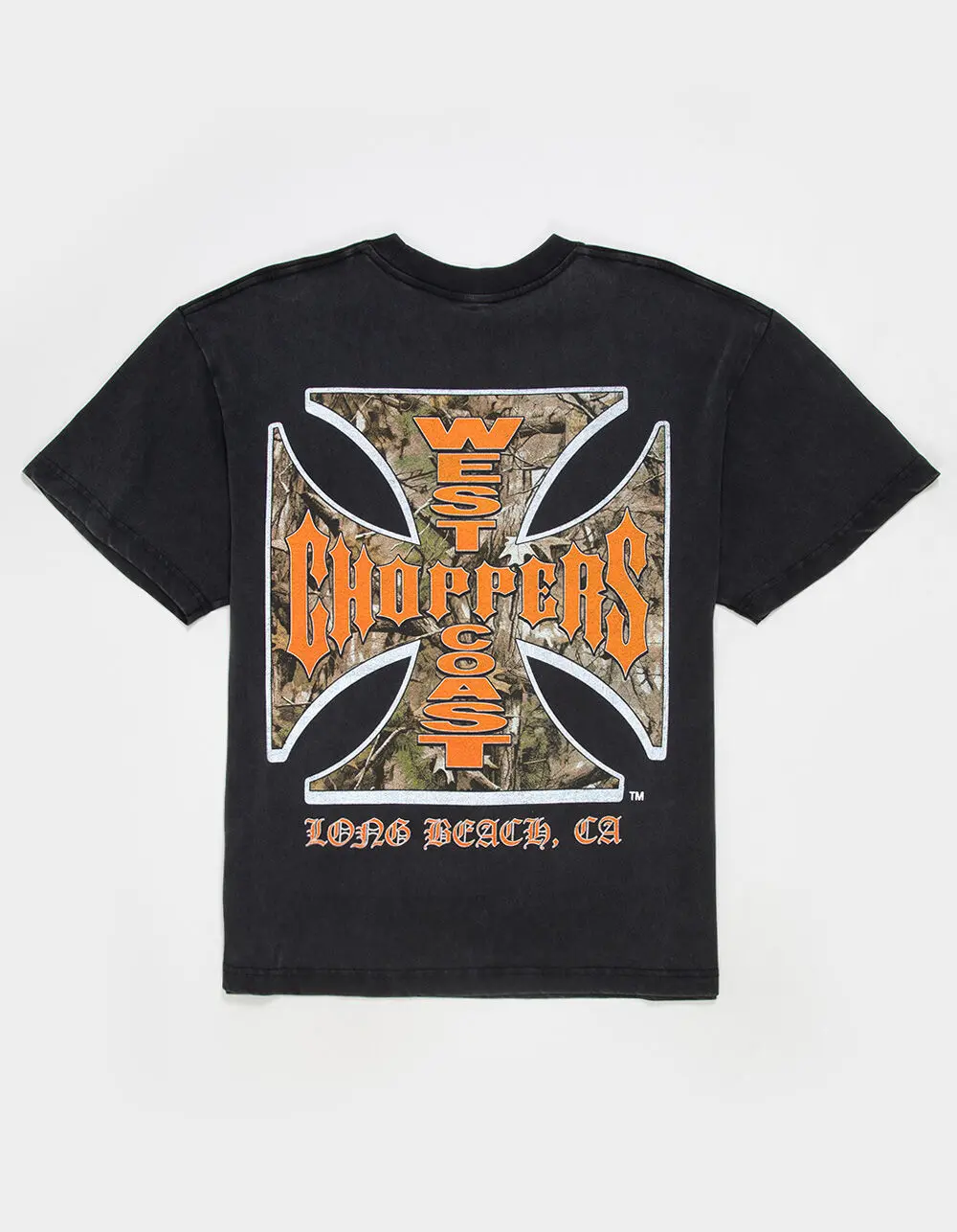 WEST COAST CHOPPERS Camo Fill Mens Boxy Tee
