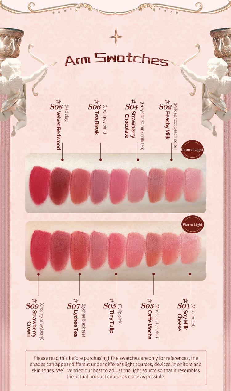 Flower Knows Strawberry Rococo Collection Cloud Lip Cream, matte finish, long lasting, lipstick,  lightweight, dealsforyoudays