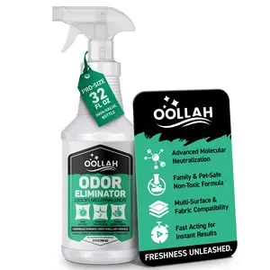 Odor Eliminator Spray for Strong Odor (32 FL Oz) - Fabric, Room, Bathrooms, Couch and Furniture Odor Eliminator Spray - Fast Acting Fresh Scent Finish