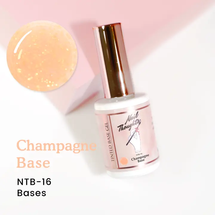Kokoist X Nail Thoughts Tinted Base Gel - NTB-16 CHAMPAGNE BASE Builder Gel Base