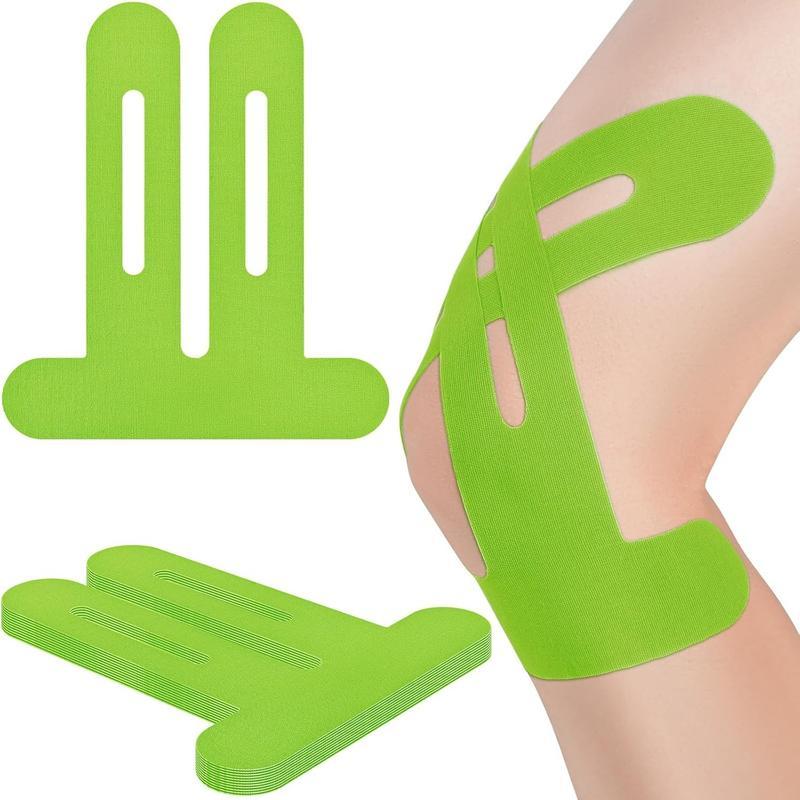 Pre-Cut Kinesiology Tape For Knees Athletic Tape For Knee Support, Stability, And Pain Relief Waterproof, High-Elasticity, Breathable, Hypoallergenic, And Latex-Free Available In Multiple Colors (Ideal For Training And Basketball)