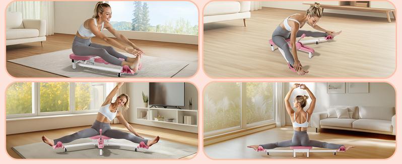 FallFreshness FEIERDUN Leg Split Machine to Enhance Flexibility, Leg Stretcher Machine for Ballet, Cheerleading Dance and Gymnastics, Fit for Beginer and athlete Multifunctional Fitness Equipment Strength Training Accessory