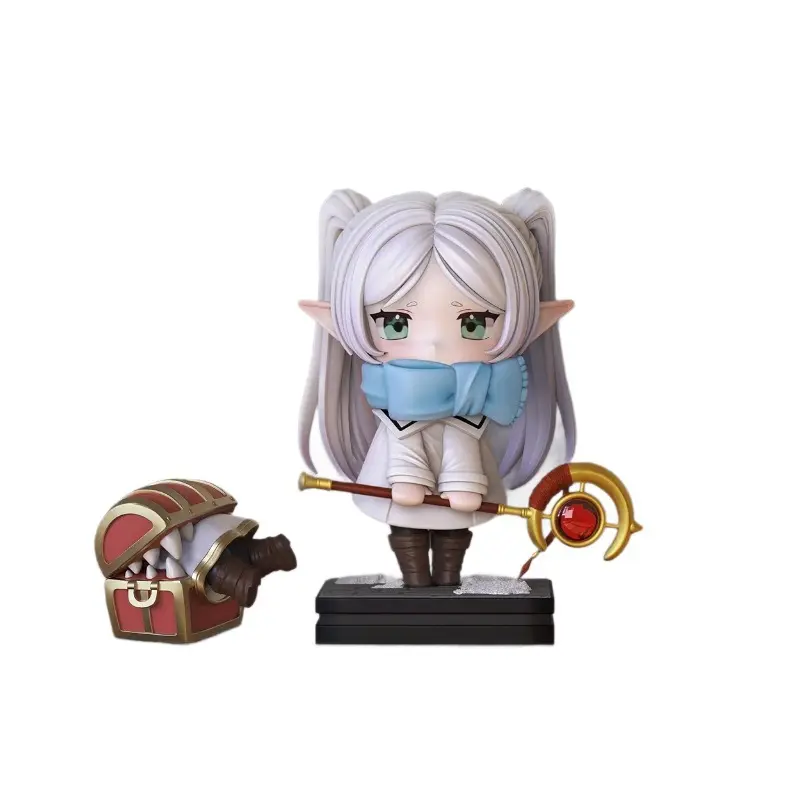 Frieren Anime Character Collectible Figurine - Exquisite Detail Art Toy Statue, Display Decor, Ideal for Fan Collections & Birthday Gifts