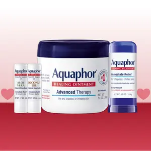 Aquaphor Head-to-Toe Hydration Kit – Healing Ointment, Body Moisturizer, Balm & Lip Repair