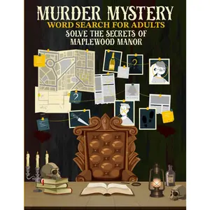 Murder Mystery Word Search for Adults: Uncover the Secrets of Maplewood Manor - A Cozy Whodunnit for Puzzle Lovers (The Violet Hastings Word Search Murder Mysteries) Paperback – September 28, 2024