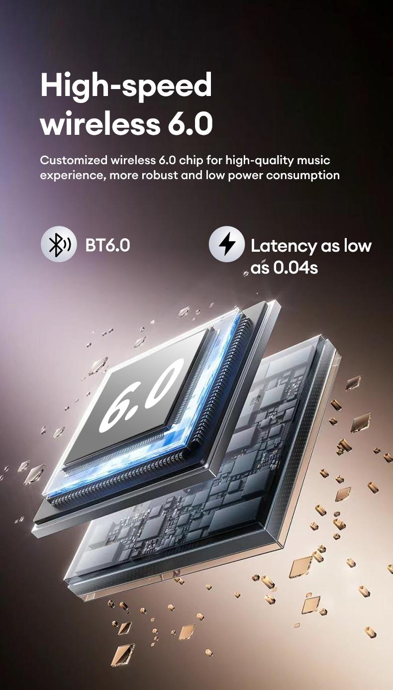 MGALL C09 Open-Ear Wireless Headphones with 2025 Bluetooth 6.0 ENC Call Noise Reduction Berlin Super Sense Sound Comfortable No-Pain Listening for Long Wear Audio Headset for Music Calls & Sports