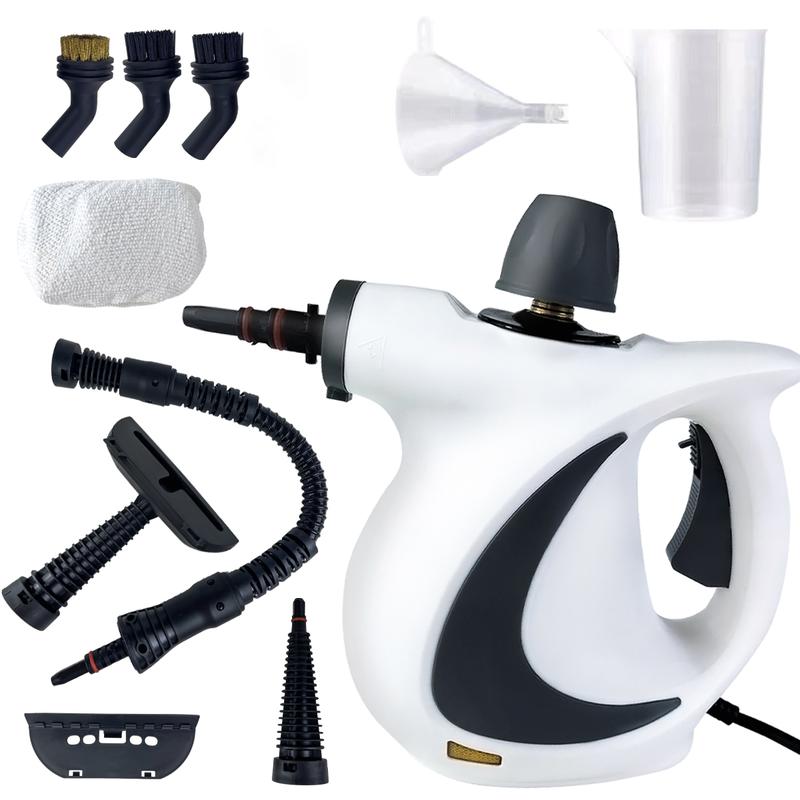 Pressurized Handheld Steam Cleaner Multi Surface Natural Steamer for Home Kitchen and Car with 11 Replacement Parts Multi Purpose Handheld Steamer and Portable Sanitizer
