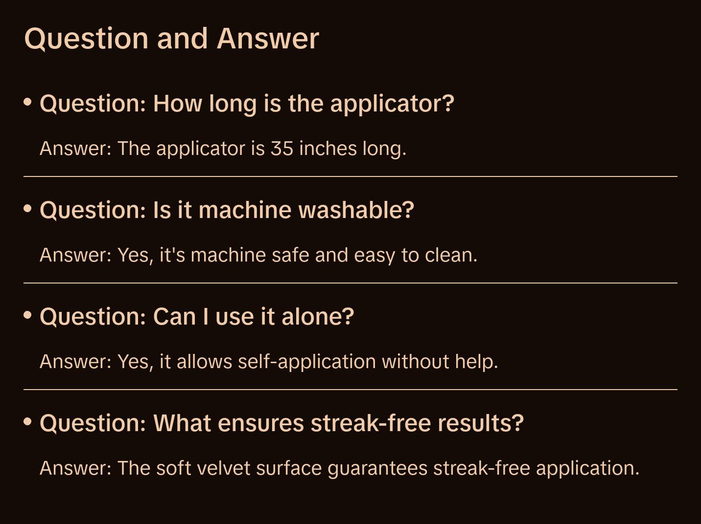 Back Self-Tanning Applicator Mitt - Perfect for hard to reach areas like the back and neck, Ensures are flawless self-tan application, Soft Velvet