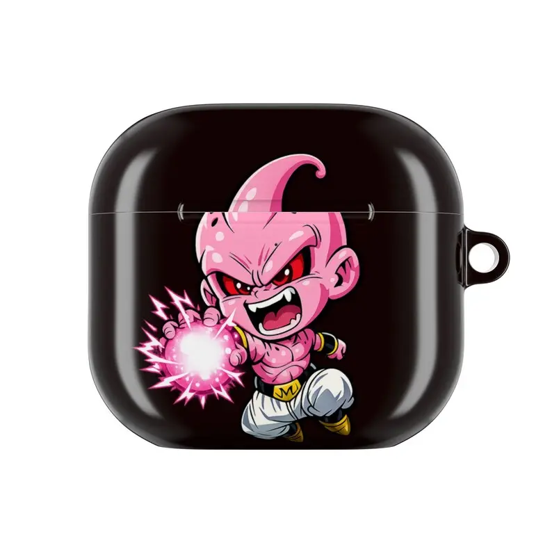 Majin Buu Cartoon AirPod Case | Anime Villain Pink Energy