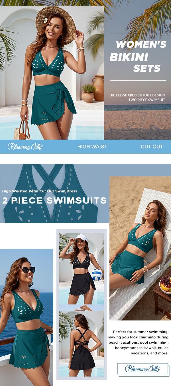 Blooming Jelly Womens Tummy Control One Piece Swimsuit Full Coverage Swim Suits 2026 Slimming Bathing Suit Blooming Jelly Womens Tummy Control One Piece Swimsuit Full Coverage Swim Suits 2026 Slimming Bathing Suit