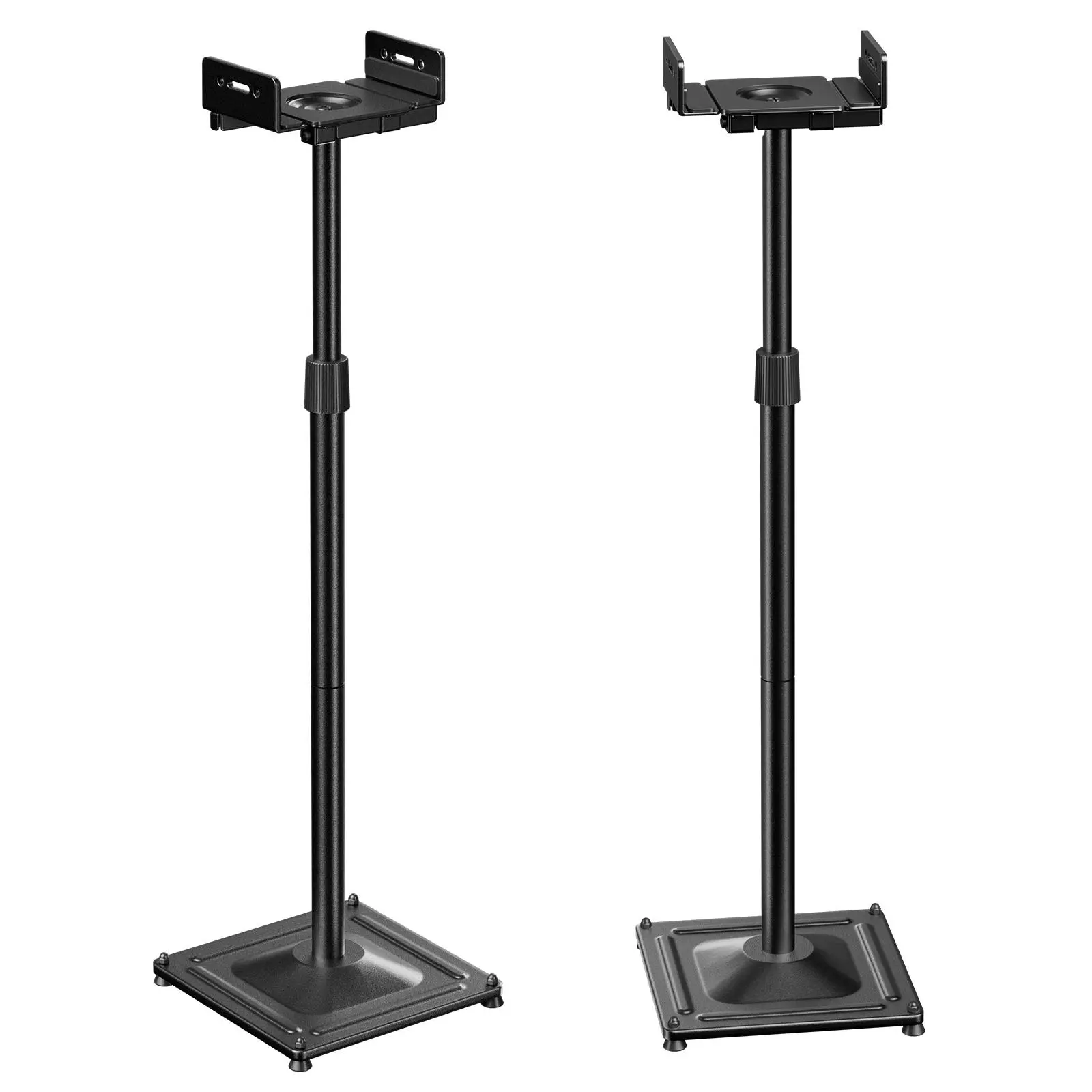 Adjustable Satellite & Bookshelf Speaker Stands Pair - Audio Equipment Accessories, Holds Up to 11 lbs, 33.3-45.1" Height, for Surround Sound, Harman Kardon Compatible, Cable Management Protection#TikTokShopBlackFriday, Bookshelf Speakers