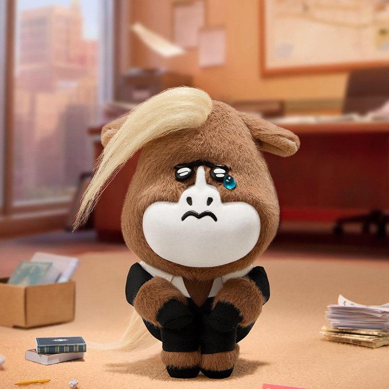 Disney Zootopia Sitting and Thinking Plush Blind Box - Cute Plush Bag Charm/Keychain, Perfect for Valentine's Day.