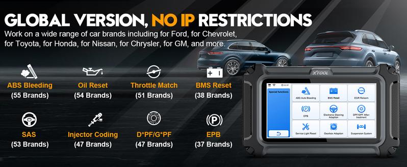 XTOOL D5S OBD2 Scanner Car Diagnostic Scan Tools for ABS/SRS/Engine/Transmission, 16 Reset Services, Free Lifetime Update, Code Reader for Cars & Trucks, Crank Sensor Relearn, FCA AutoAuth, CAN FD for Vehicle Springtok Automotive Alternator Tester