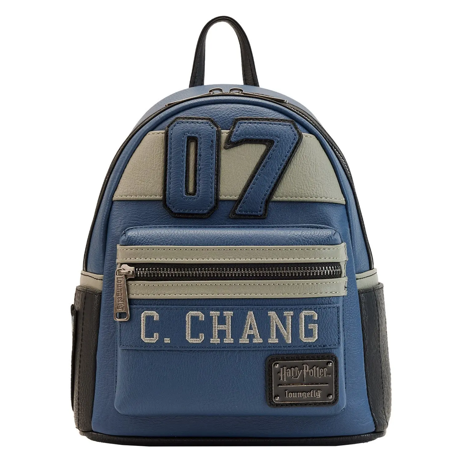 Loungefly Harry Potter Cho Chang #7 Cosplay Mini Backpack, Vegan Leather with Applique Details, Printed Fabric, and Adjustable Straps, One Size
