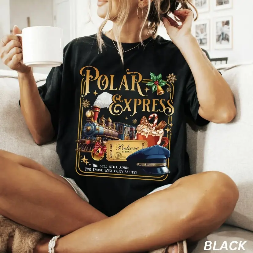 Believe Polar Express Ticket Shirt, Christmas Movie Shirt, The Polar Express Sweater