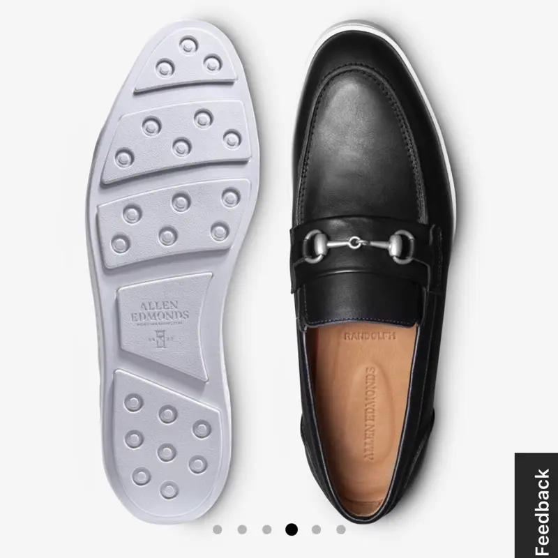 Allen Edmonds loafers slip-ons men shoes