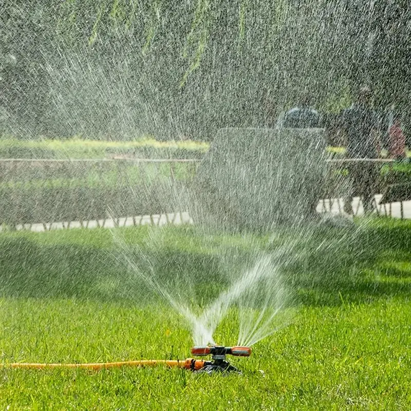 Garden Automatic Sprinkler System with 360° Rotary Adjustable Nozzle, Rotatable Spray Nozzle, Garden Hose Sprinkler, Garden Water Sprinklers, Outdoor Sprinkler for Even Watering of Lawns and Gardens, Watering & Irrigation Supplies for Yard