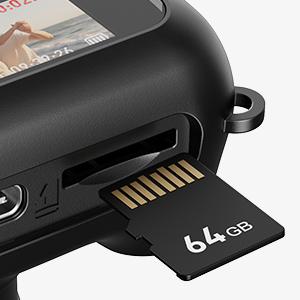 [Valentine's Day Gift] Mini Keychain Digital Camera with 64GB Card 1080P HD 8MP Lens Video Recorder Flash & 0.96" LCD Screen Portable Handycam for Travel Concerts Instant Party Kids Perfect Gift