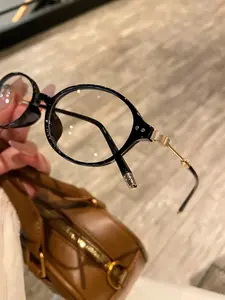 FORGET-ME-NOT Series Lightweight Eyeglass Frame Blue Light Blocking Glass Compact Exquisite Square Reduce Eye Fatigue On Computers TVs Phones And Games Suitable For Computer Screen Protector Clear Lens Glasses