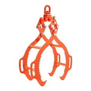 VEVOR 36in Log Lifting Tongs,  , 4-Claw Log Tongs, Heavy Duty Steel Log Grapple, 3300LBS Lifting Capacity, Swivel Log Graper Timber, Eagle Claw Design, Log Skidding Tongs for Trucks, Tractors, Forklifts