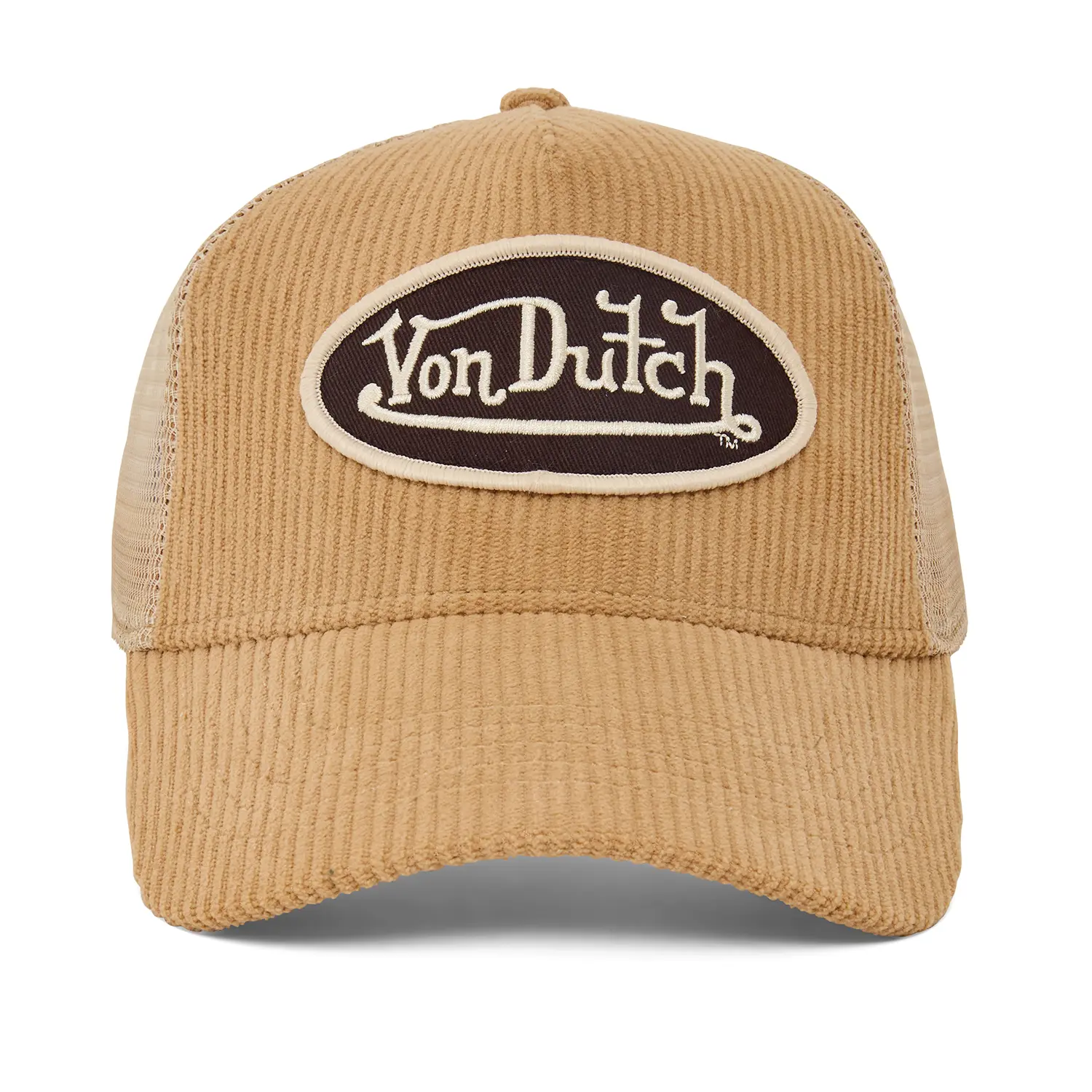 Khaki Cordutch Trucker Hat