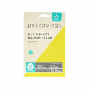Patchology Flashmasque 5 Minute Sheet Mask  Illuminate  2pack 2pack 2pack