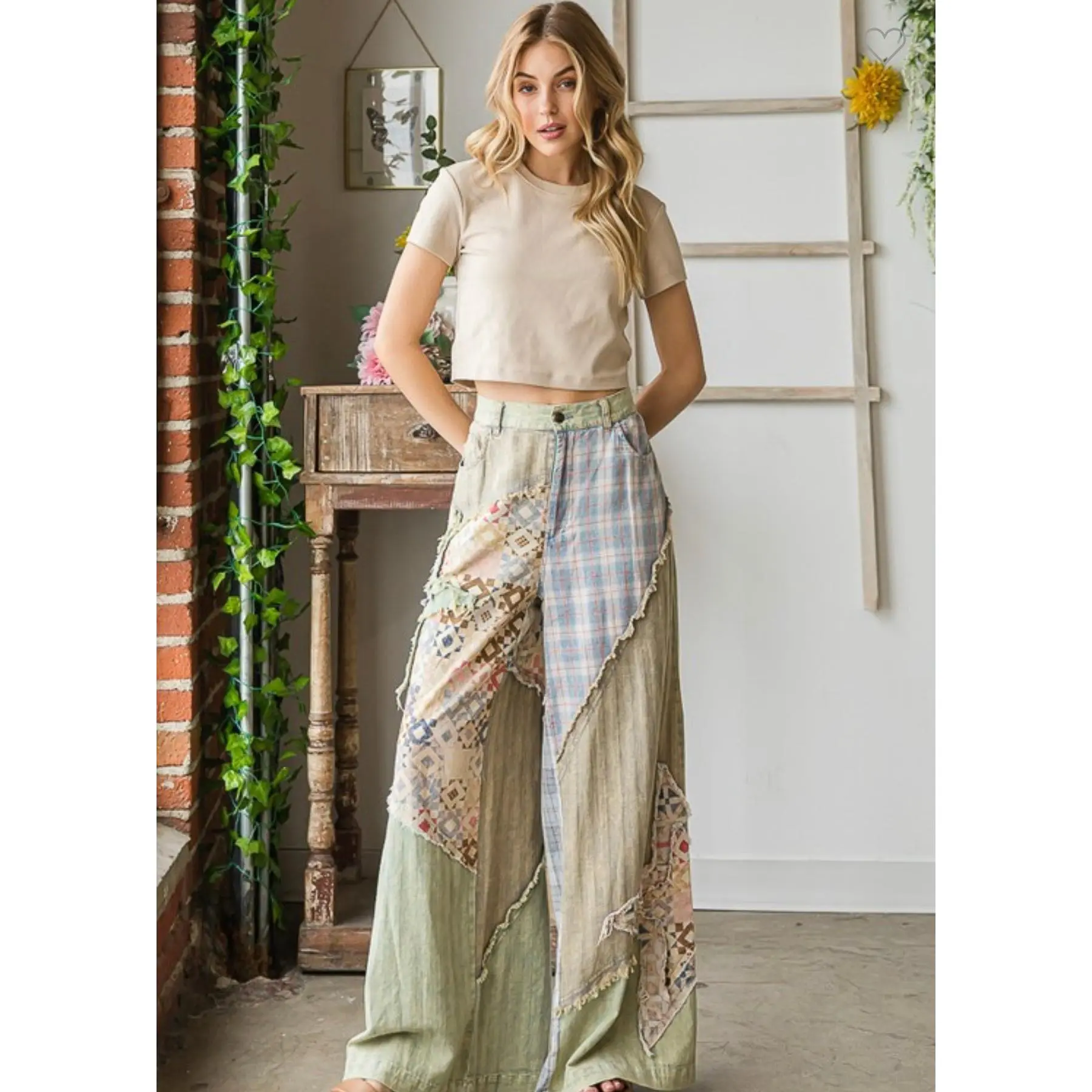 Patchwork Pants