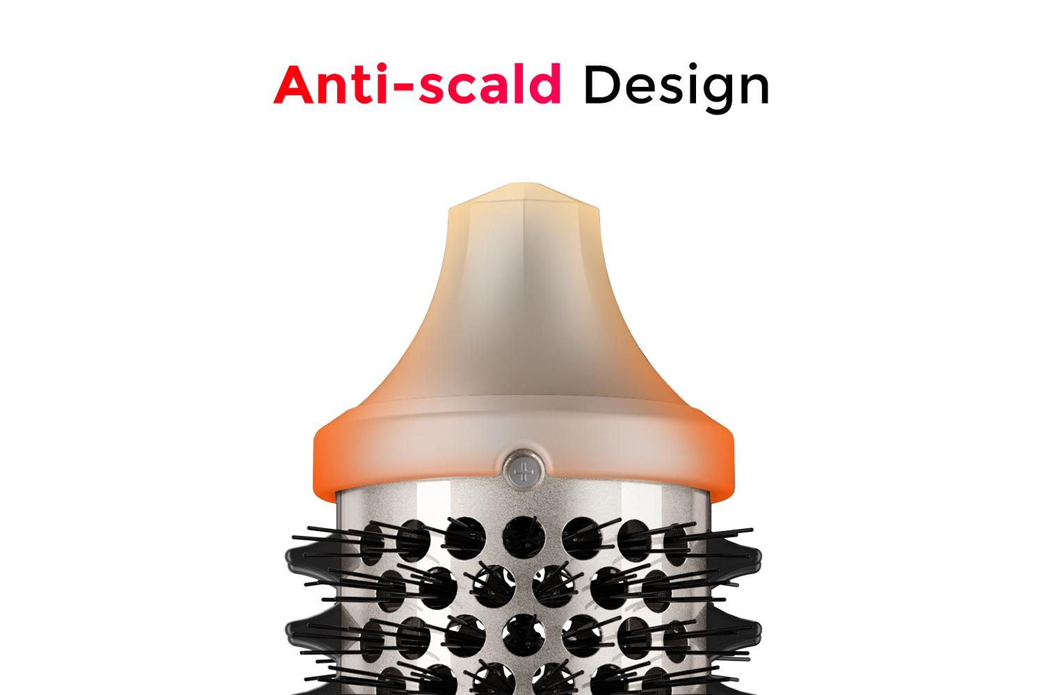 【Live Only】TYMO STYLUX THERMAL BRUSH - Curling Brush for Blowouts Adjustable Salon Hair Brush