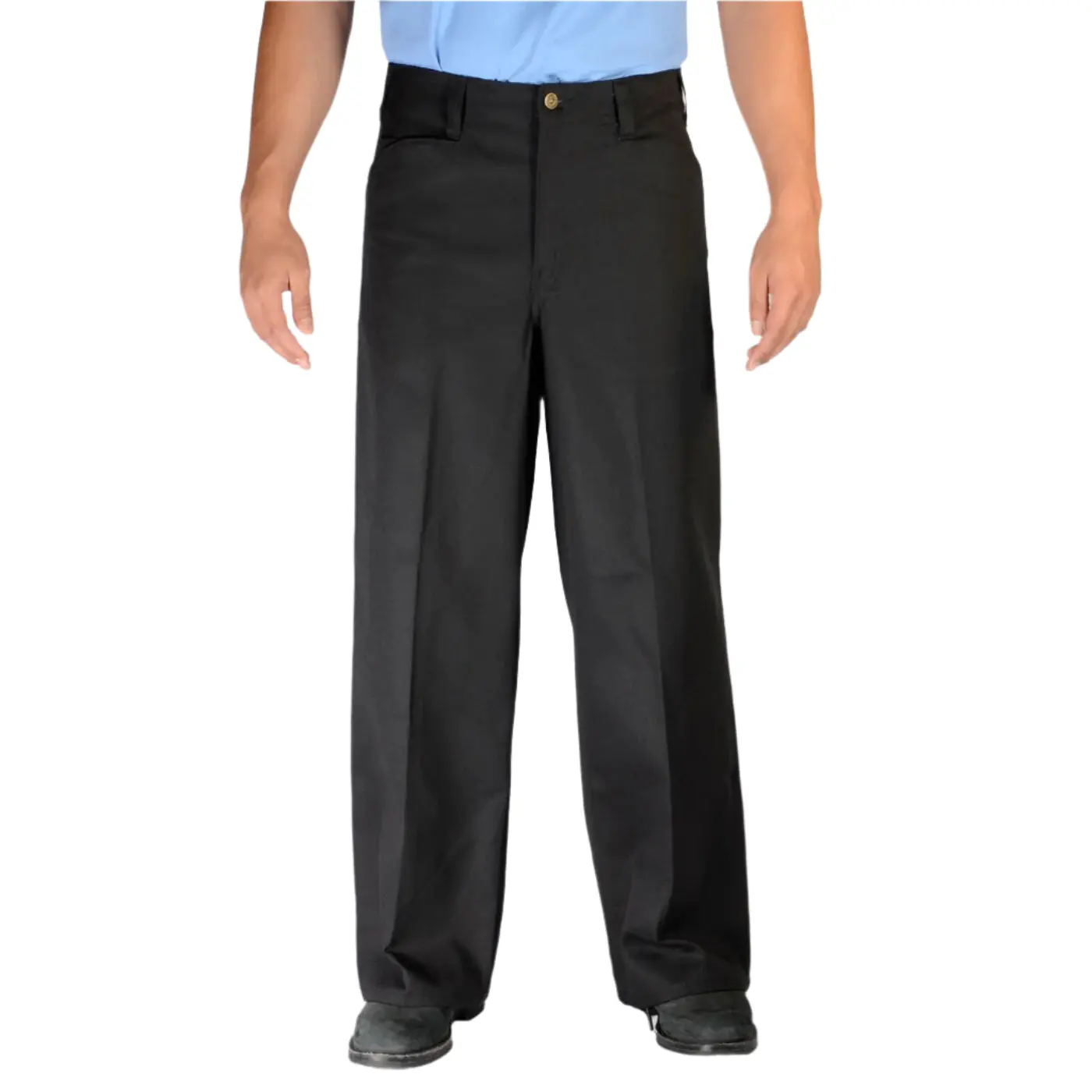 Ben Davis Men's Original Gorilla Cut Work Pants, Loose-Fit Plain Trousers in Durable Poly-Cotton Twill for All-Season Wear