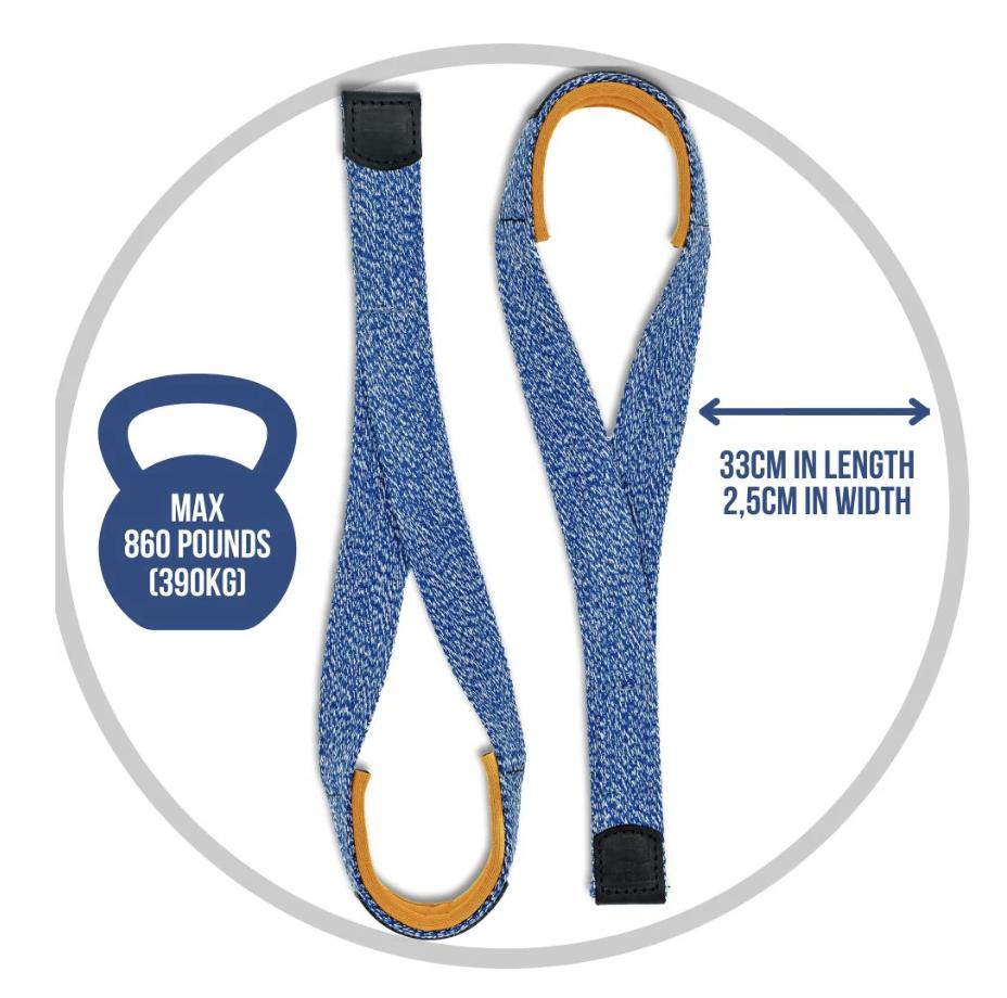 Warm Body Cold Mind, Olympic Weightlifting Straps V2 Basic for heavy lifts,  lifting straps from lightweight cotton, durable, secure grip, designed by Olympian, perfect for snatch and clean and jerk