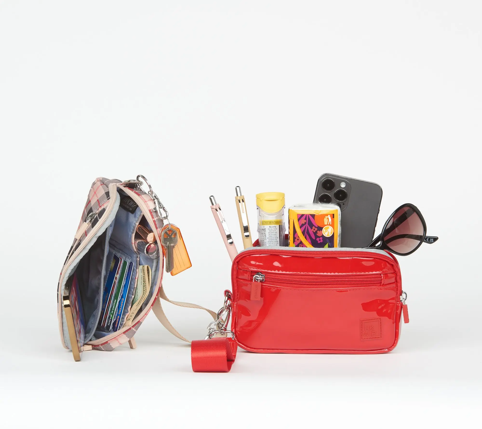 IHKWIP Set of 2 Must Have RFID Wristlet Wallets