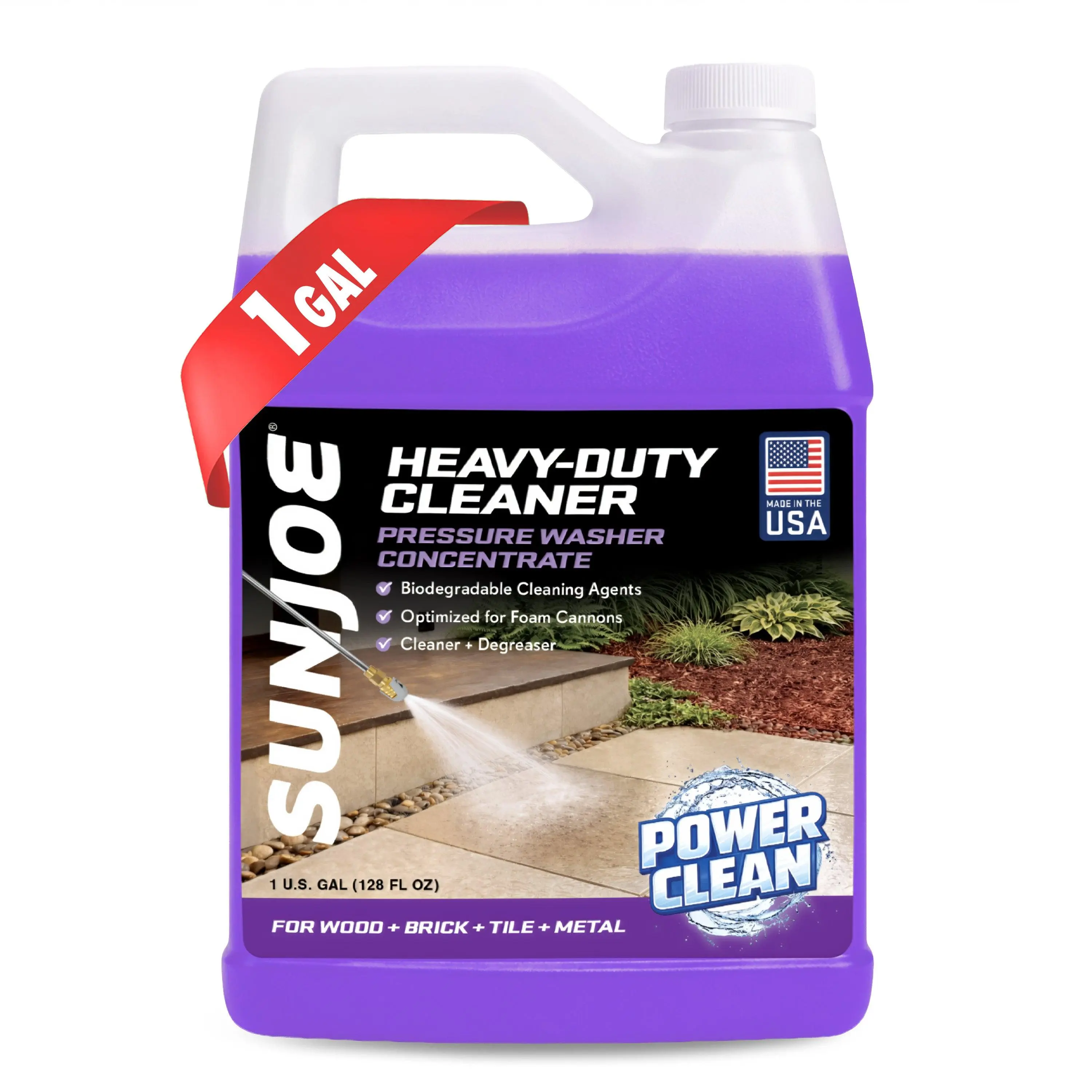 Sun Joe All-Purpose Pressure Washer Cleaner and Degreaser, 1 Gallon, SPX-APC1G