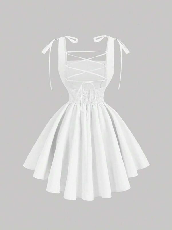 Romantic Backless Tie-Up Bowknot Dress | Party & Date Night Dress for Women