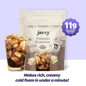 White Chocolate Mocha Protein Coffee Creamer - Grass Fed Pasture Raised Collagen - Hair, Skin & Nail Support, Energy-Boosting MCTs, Keto Friendly, Lactose Free & Gluten Free, No Added Sugar, 11g of Protein