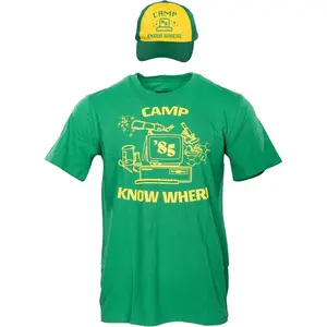 Stranger Things Dustin Camp Know Where Adult Unisex Halloween Cosplay Costume Set